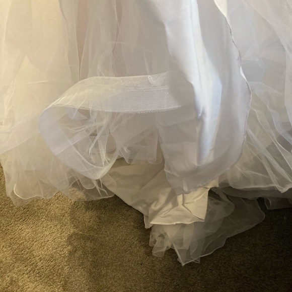 Sitters Midgley Haute Couture White Diamonds & a few pearls Wedding Dress size 6 - Picture 11 of 16